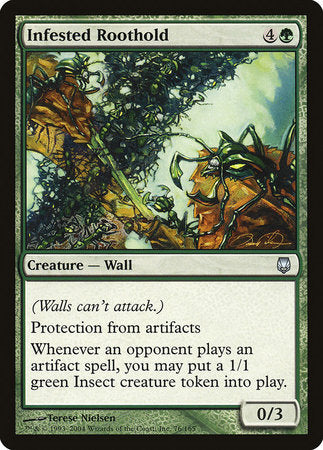 Infested Roothold [Darksteel] | Mega City Incorporated