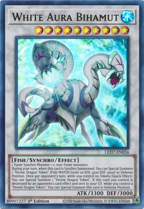 White Aura Bihamut [LED7-EN056] Ultra Rare | Mega City Incorporated