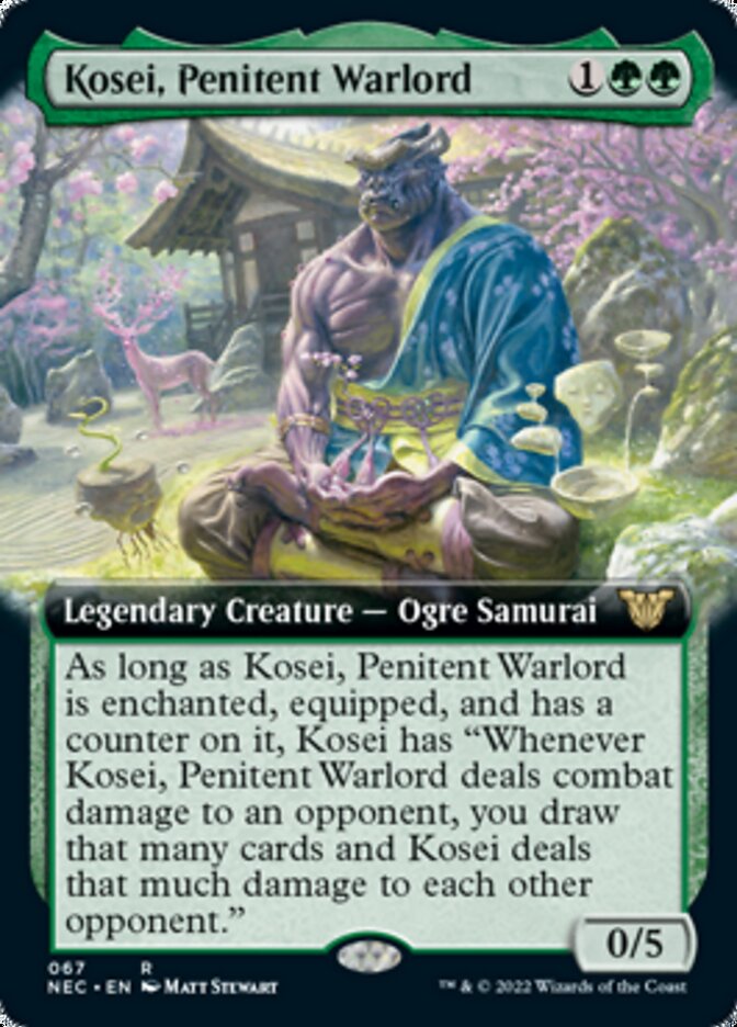 Kosei, Penitent Warlord (Extended) [Kamigawa: Neon Dynasty Commander] | Mega City Incorporated