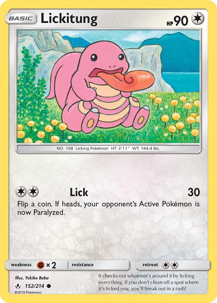 Lickitung (152/214) [Sun & Moon: Unbroken Bonds] | Mega City Incorporated