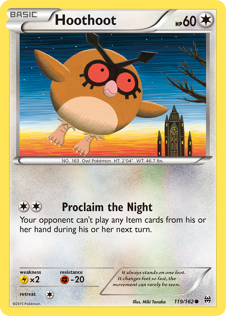 Hoothoot (119/162) [XY: BREAKthrough] | Mega City Incorporated