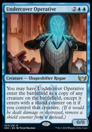 Undercover Operative (Promo Pack) [Streets of New Capenna Promos] | Mega City Incorporated