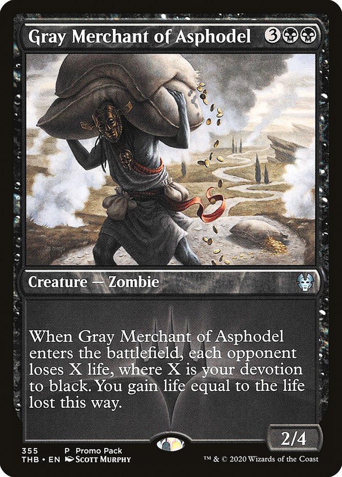 Gray Merchant of Asphodel (Promo Pack) [Theros Beyond Death Promos] | Mega City Incorporated