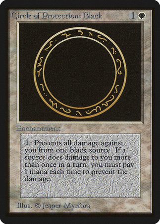 Circle of Protection: Black [Limited Edition Beta] | Mega City Incorporated