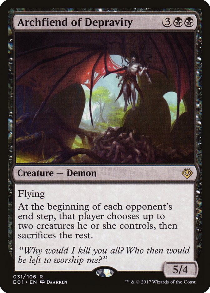 Archfiend of Depravity [Archenemy: Nicol Bolas] | Mega City Incorporated