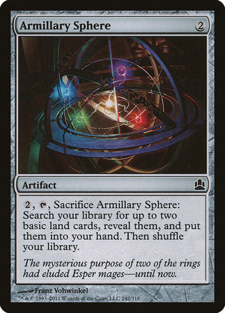 Armillary Sphere [Commander 2011] | Mega City Incorporated