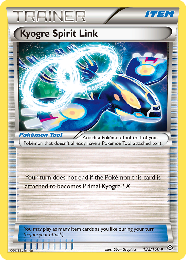 Kyogre Spirit Link (132/160) [XY: Primal Clash] | Mega City Incorporated