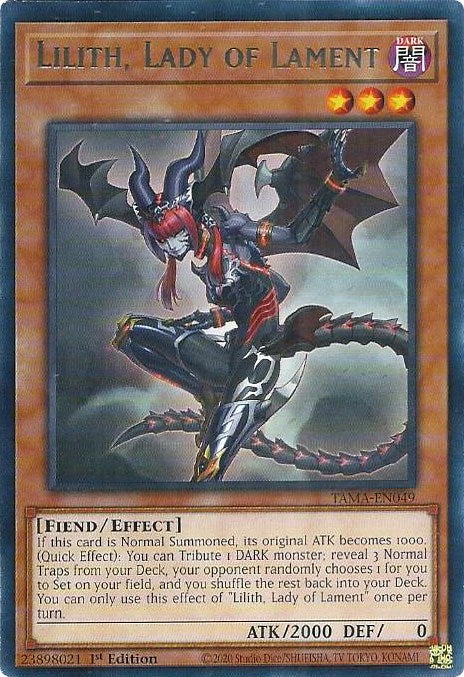 Lilith, Lady of Lament [TAMA-EN049] Rare | Mega City Incorporated