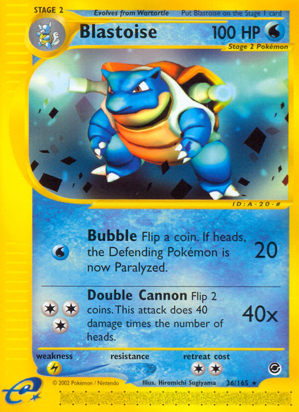 Blastoise (36/165) [Expedition: Base Set] | Mega City Incorporated