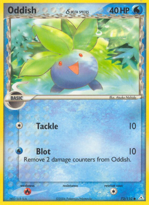 Oddish (73/110) (Delta Species) [EX: Holon Phantoms] | Mega City Incorporated