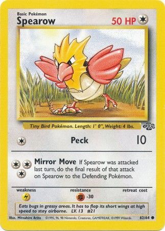 Spearow (62/64) [Jungle Unlimited] | Mega City Incorporated