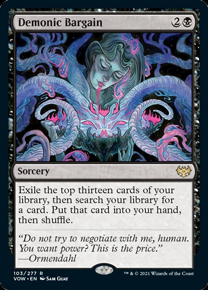 Demonic Bargain [Innistrad: Crimson Vow] | Mega City Incorporated