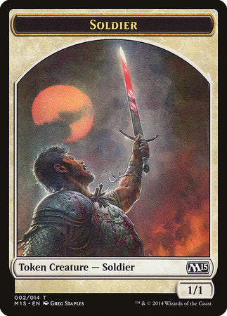 Soldier Token [Magic 2015 Tokens] | Mega City Incorporated