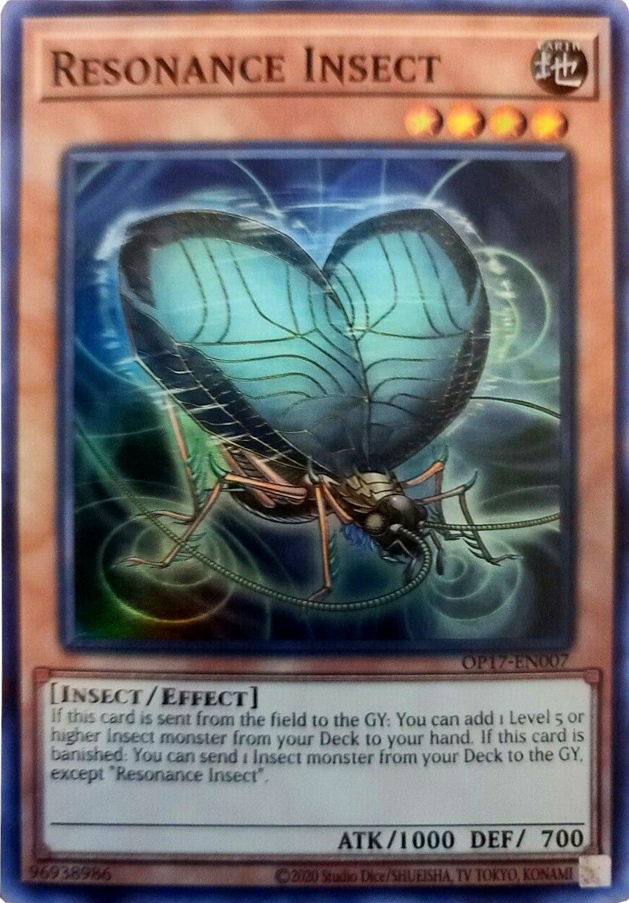 Resonance Insect [OP17-EN007] Super Rare | Mega City Incorporated