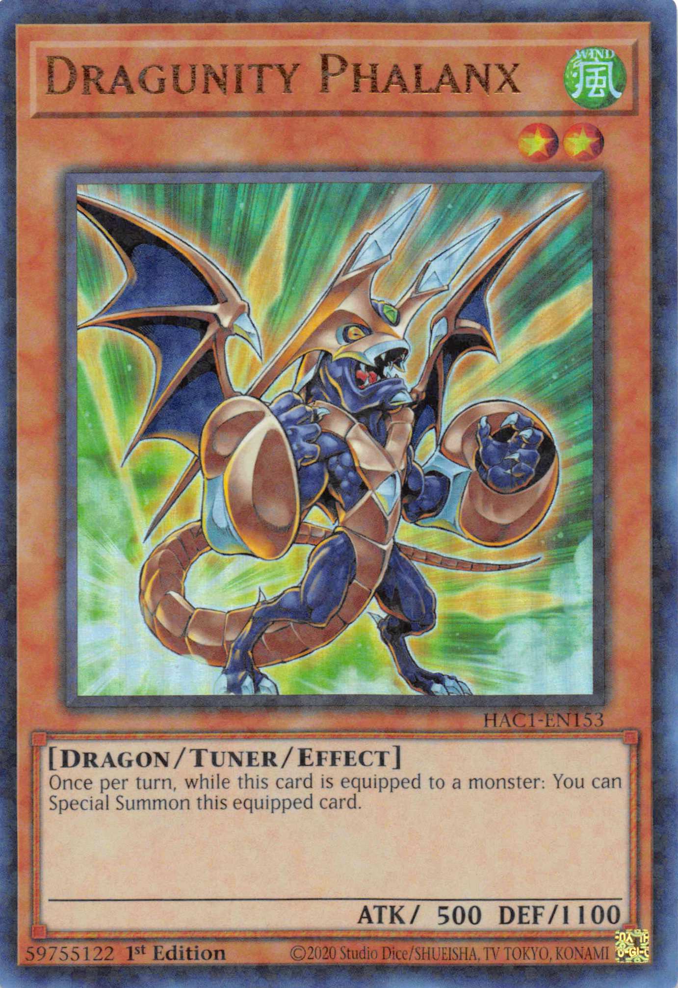 Dragunity Phalanx (Duel Terminal) [HAC1-EN153] Parallel Rare | Mega City Incorporated