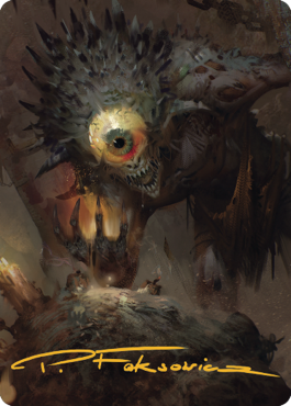 Nothic Art Card (Gold-Stamped Signature) [Commander Legends: Battle for Baldur's Gate Art Series] | Mega City Incorporated