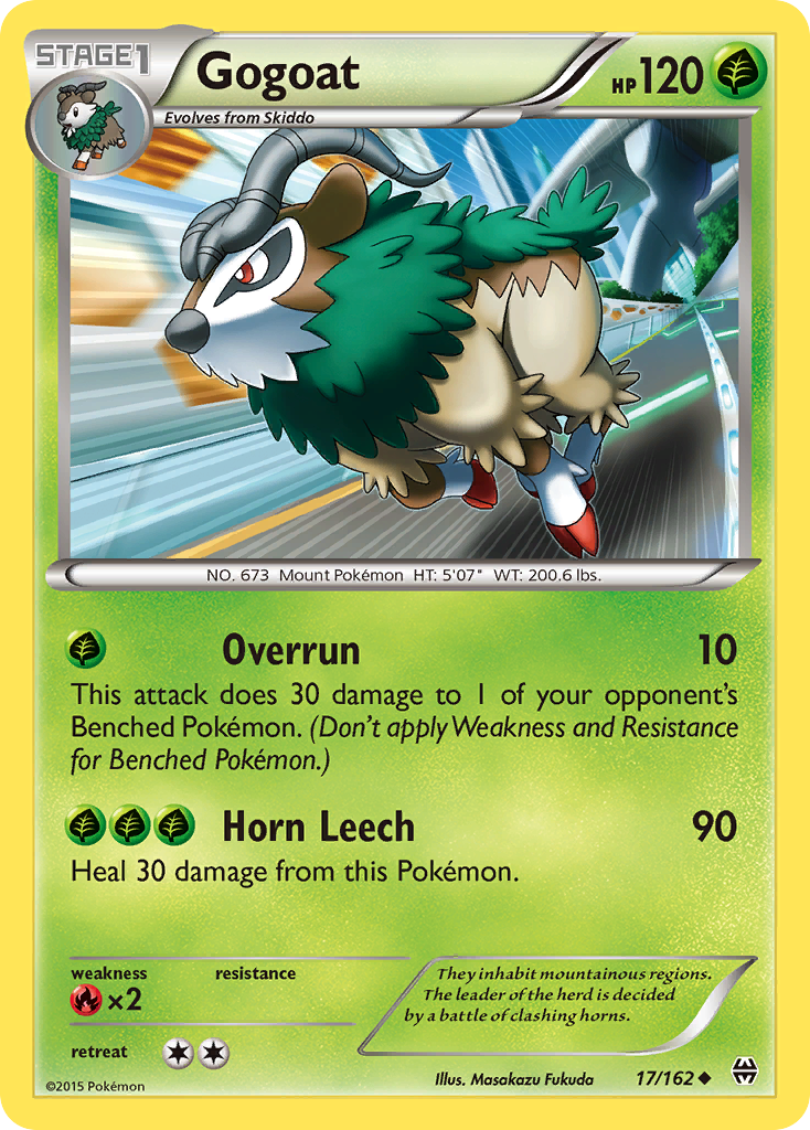 Gogoat (17/162) [XY: BREAKthrough] | Mega City Incorporated