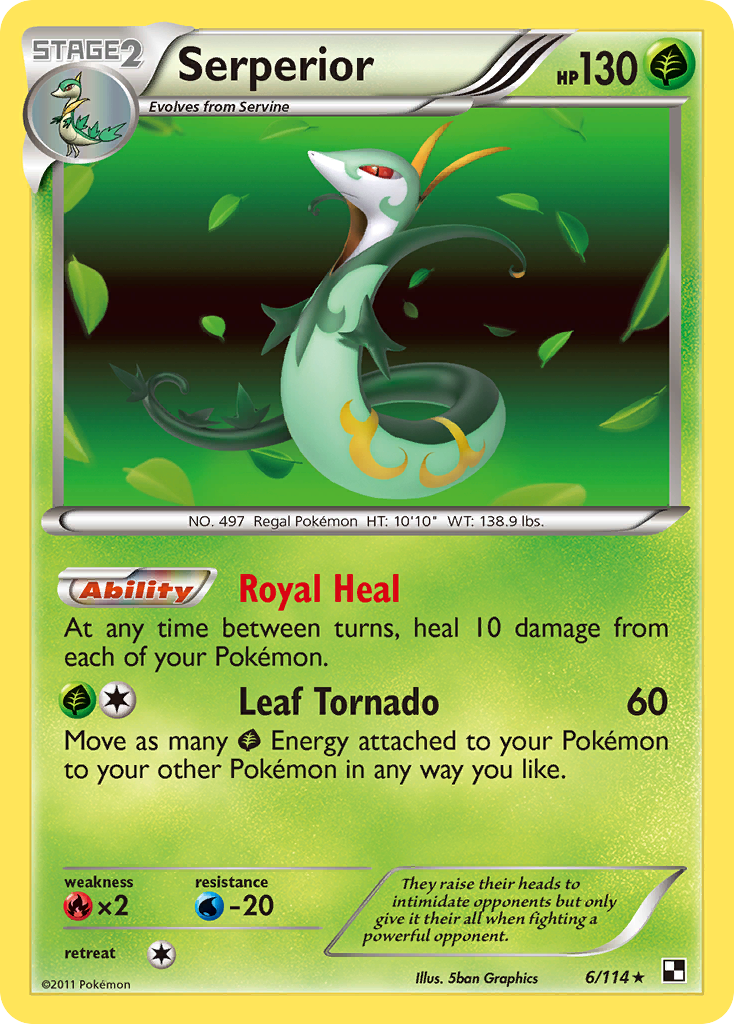 Serperior (6/114) [Black & White: Base Set] | Mega City Incorporated