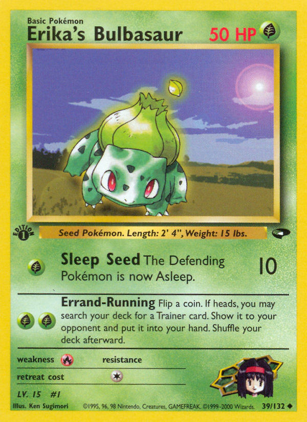 Erika's Bulbasaur (39/132) [Gym Challenge 1st Edition] | Mega City Incorporated