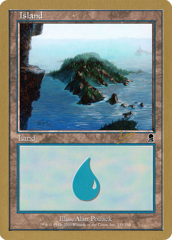Island (rl335) (Raphael Levy) [World Championship Decks 2002] | Mega City Incorporated