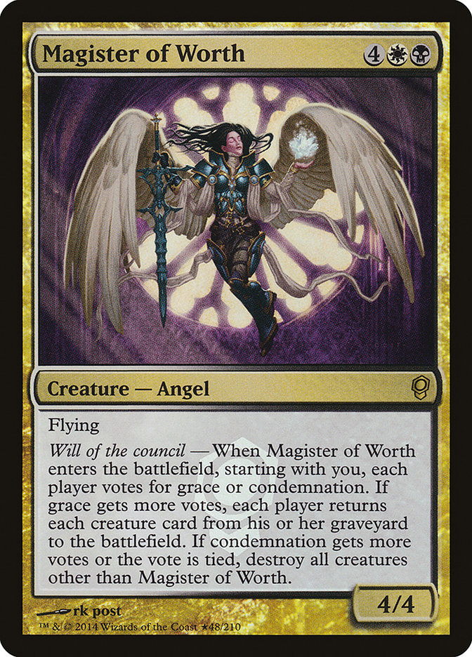 Magister of Worth (Launch) [Conspiracy Promos] | Mega City Incorporated