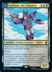 Cyclonus, the Saboteur // Cyclonus, Cybertronian Fighter [Universes Beyond: Transformers] | Mega City Incorporated