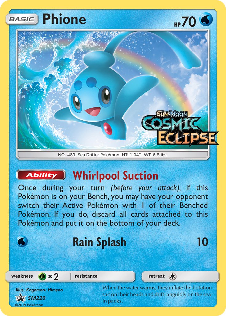 Phione (SM220) [Sun & Moon: Black Star Promos] | Mega City Incorporated