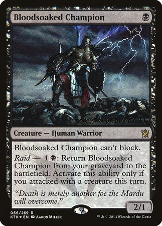 Bloodsoaked Champion [Khans of Tarkir Promos] | Mega City Incorporated