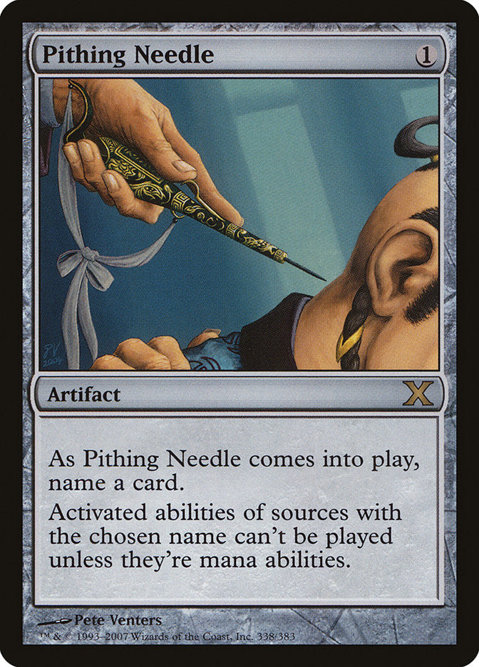 Pithing Needle [Tenth Edition] | Mega City Incorporated