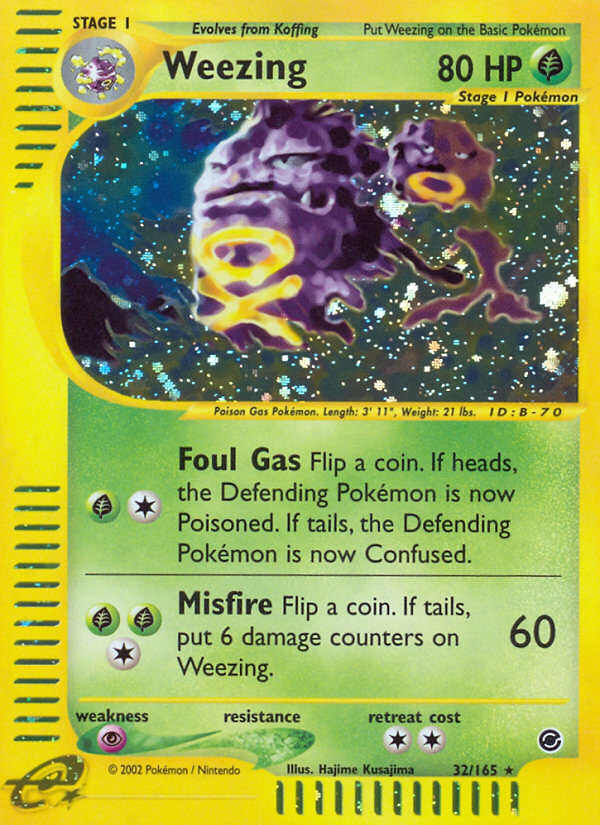 Weezing (32/165) [Expedition: Base Set] | Mega City Incorporated