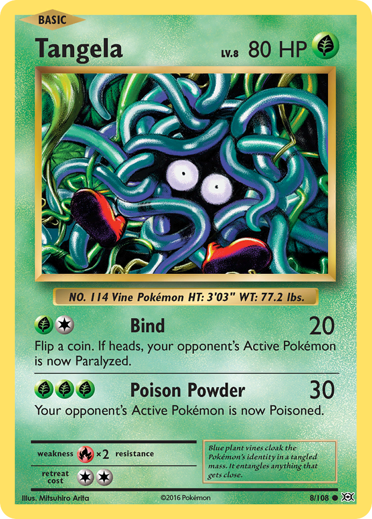 Tangela (8/108) [XY: Evolutions] | Mega City Incorporated