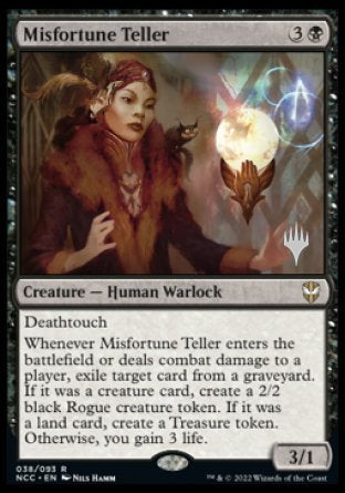 Misfortune Teller (Promo Pack) [Streets of New Capenna Commander Promos] | Mega City Incorporated