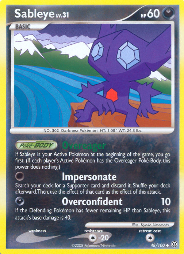 Sableye (48/100) [Diamond & Pearl: Stormfront] | Mega City Incorporated