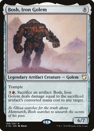 Bosh, Iron Golem [Commander 2018] | Mega City Incorporated