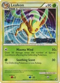 Leafeon (17/90) (Prerelease Promo) [Staff] [Nintendo: Black Star Promos] | Mega City Incorporated