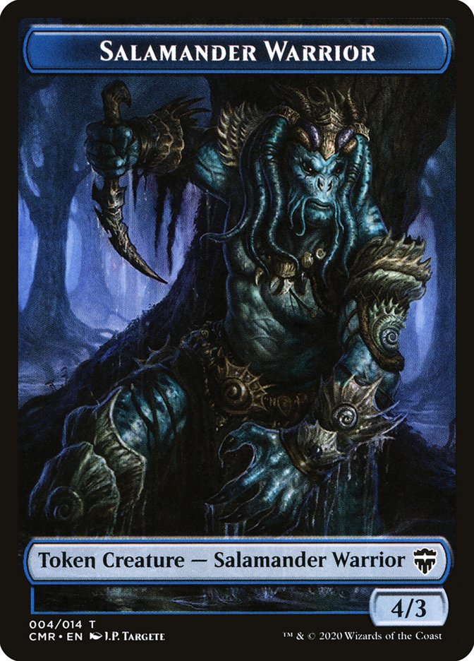 Copy (013) // Salamander Warrior Token [Commander Legends Tokens] | Mega City Incorporated