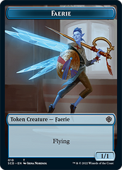 Pegasus // Faerie Double-Sided Token [Starter Commander Decks] | Mega City Incorporated