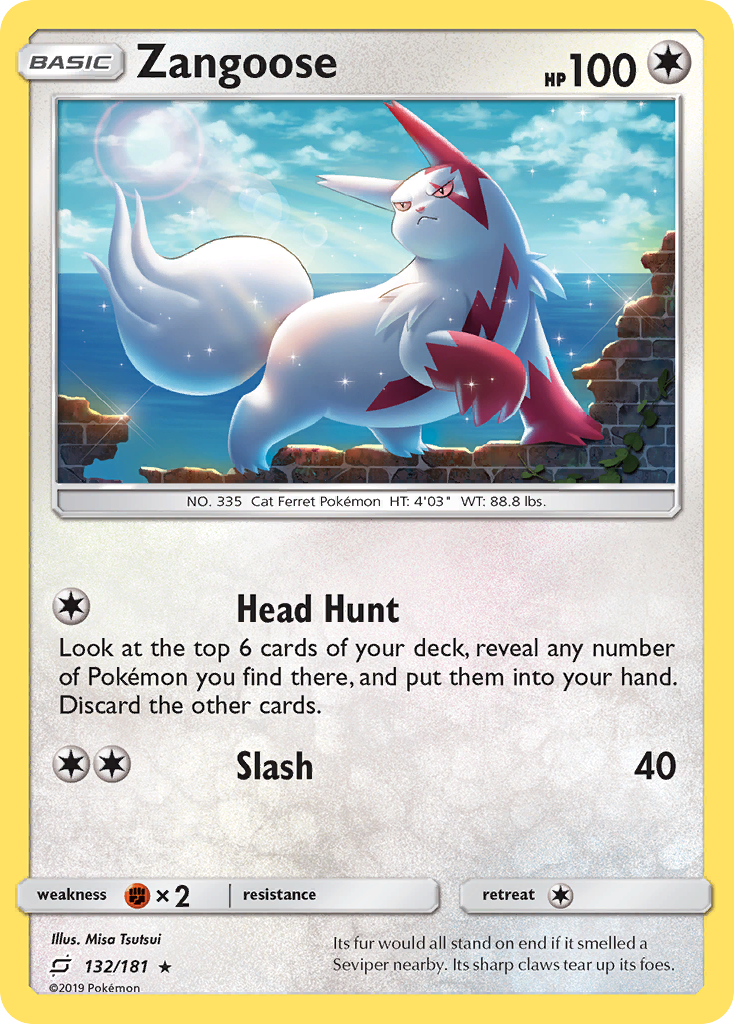 Zangoose (132/181) [Sun & Moon: Team Up] | Mega City Incorporated