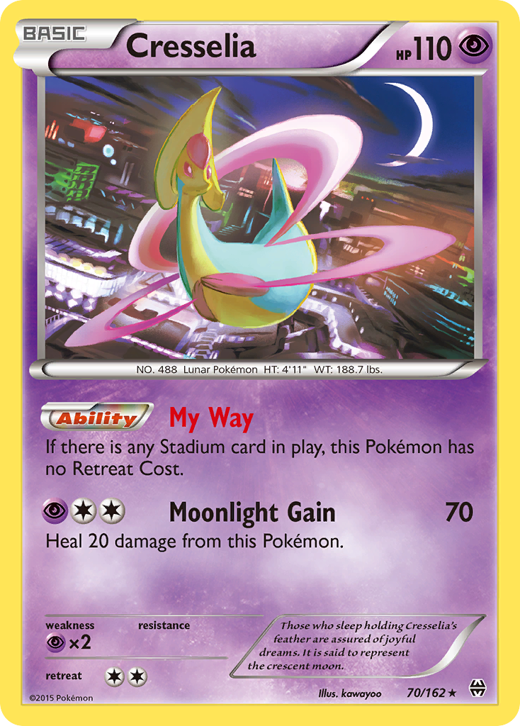 Cresselia (70/162) [XY: BREAKthrough] | Mega City Incorporated