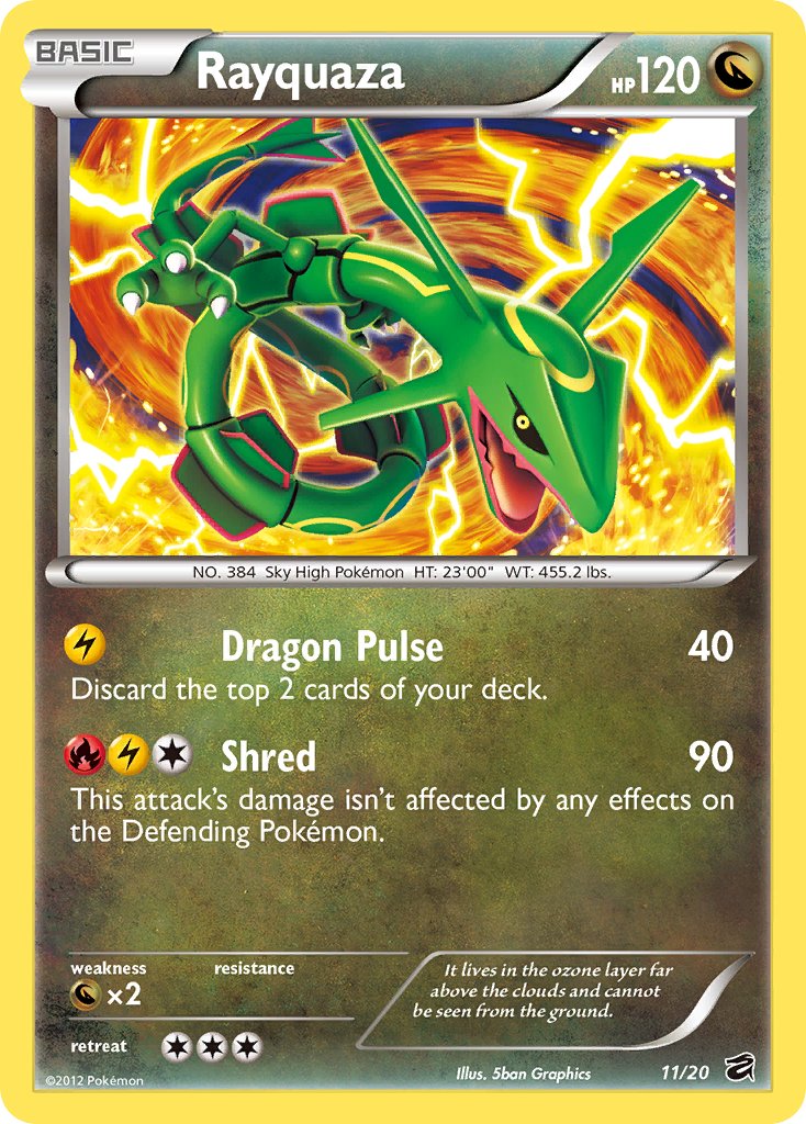 Rayquaza (11/20) (Blister Exclusive) [Black & White: Dragon Vault] | Mega City Incorporated