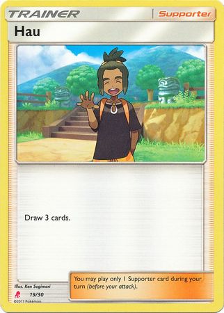 Hau (19/30) [Sun & Moon: Trainer Kit - Lycanroc] | Mega City Incorporated