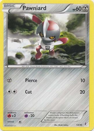 Pawniard (13/30) [XY: Trainer Kit 1 - Bisharp] | Mega City Incorporated