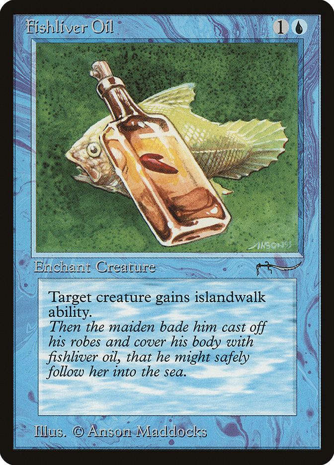 Fishliver Oil (Light Mana Cost) [Arabian Nights] | Mega City Incorporated