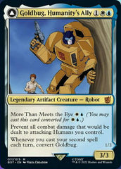 Goldbug, Humanity's Ally // Goldbug, Scrappy Scout [Universes Beyond: Transformers] | Mega City Incorporated