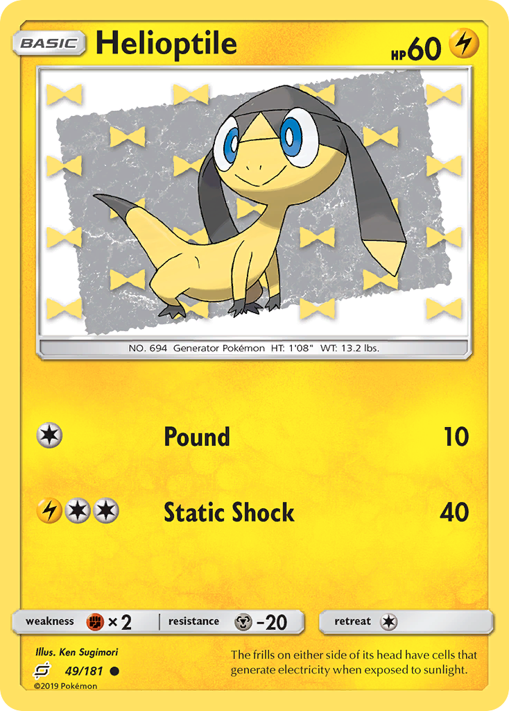 Helioptile (49/181) [Sun & Moon: Team Up] | Mega City Incorporated