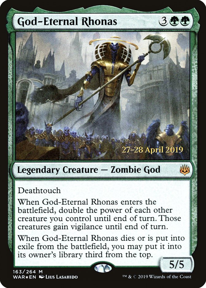 God-Eternal Rhonas  [War of the Spark Prerelease Promos] | Mega City Incorporated