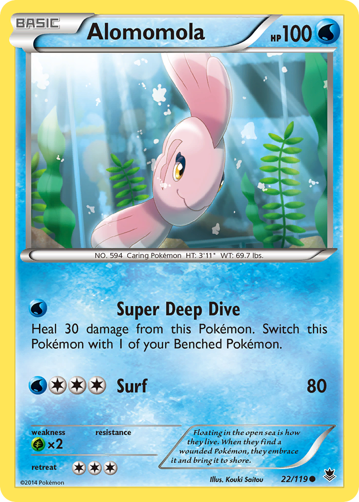 Alomomola (22/119) [XY: Phantom Forces] | Mega City Incorporated