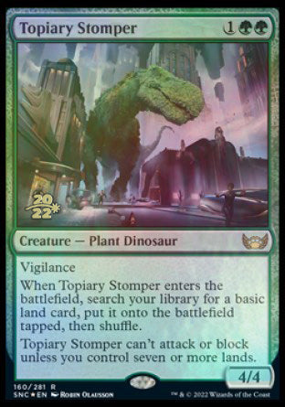 Topiary Stomper [Streets of New Capenna Prerelease Promos] | Mega City Incorporated