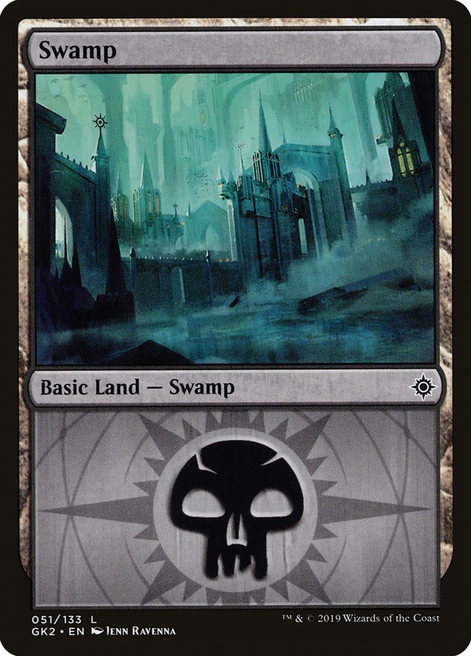 Swamp (51) [Ravnica Allegiance Guild Kit] | Mega City Incorporated