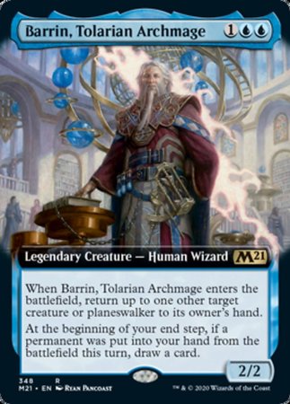 Barrin, Tolarian Archmage (Extended Art) [Core Set 2021] | Mega City Incorporated